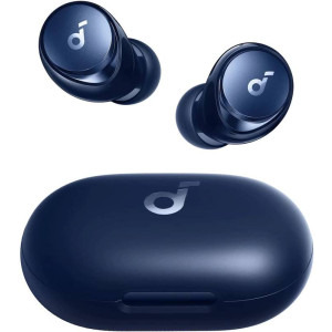 Anker In-Ear, Soundcore Space A40, Multipoint, ANC, Hi-Res, incarcare Wireless, Blue