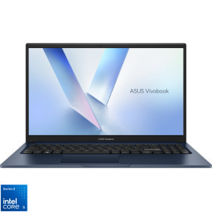 ASUS 15.6'' Vivobook 15 X1504MA, FHD, Procesor Intel® Core™ 5 320 (6M Cache, up to 4.60 GHz), 16GB DDR5, 512GB SSD, Intel Graphics, No OS, Quiet Blue