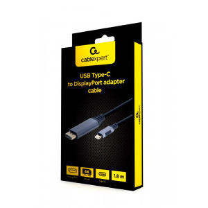 Gembird 3.0 USB-C Male - DisplayPort Male, 1.8m, gri