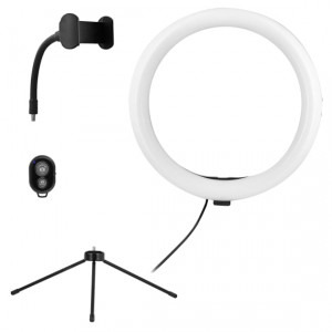TnB Influence Led Ring 10", cu mini tripod si shutter bluetooth