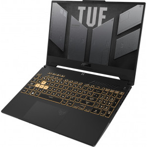ASUS Gaming 15.6'' TUF F15 FX507ZC4, FHD 144Hz, Procesor Intel® Core™ i7-12700H (24M Cache, up to 4.70 GHz), 16GB DDR4, 512GB SSD, GeForce RTX 3050 4GB, No OS, Mecha Gray