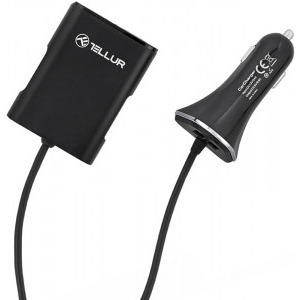 Tellur 9.6A, 4x USB, Black