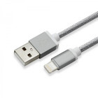 Cablu de date / adaptor SBOX USB Male la Lightning Male, 1.5 m, Grey