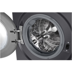 LG F4DR510S2M, Spalare 10 kg, Uscare 6 kg, 1400 RPM, Clasa B, Direct Drive, TurboWash, Negru
