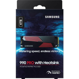 SSD Samsung 990 PRO HeatSink 4TB PCI Express 4.0 x4 M.2 2280 - PC