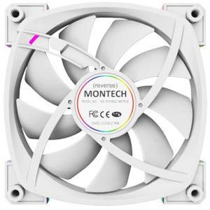 Montech RX120 PWM Reversed 120mm ARGB White Three Fan Pack