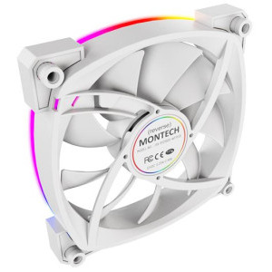 Montech RX120 PWM Reversed 120mm ARGB White Three Fan Pack
