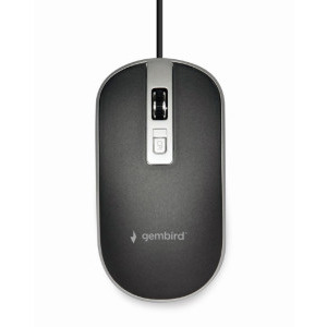 Mouse Gembird MUS-4B-06-BS Wired Black