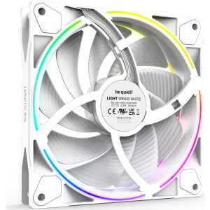 be quiet! LIGHT WINGS White RGB 140mm PWM High-Speed Three Fan Pack