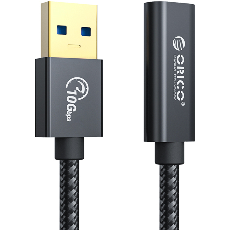 Cablu periferice Orico ACF31, USB 3.1 Tip A Male - USB 3.1 Tip C Female, 1m, negru