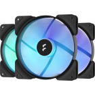 Ventilator Fractal Design Aspect 12 RGB Black 120 mm Three Fan Pack