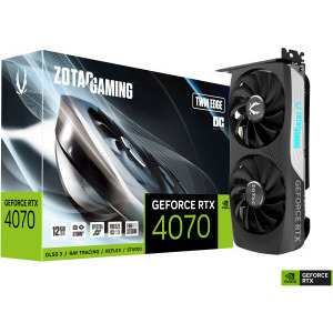 Placa video Zotac GeForce RTX 4070 TWIN EDGE OC 12GB GDDR6X 192