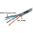 Cablu retea TED Rola Cablu CAT.5 UTP CCA 305m