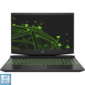 HP Gaming 15.6'' Pavilion 15-dk0011nq, FHD, Procesor Intel® Core™ i7-9750H (12M Cache, up to 4.50 GHz), 8GB DDR4, 1TB 7200 RPM + 256GB SSD, GeForce GTX 1660 Ti 6GB, FreeDos, Black