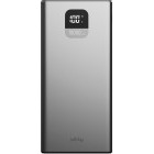 Baterie externa Allity 20000 mAh, 2x USB, 1x USB-C, 22.5 W, Display, Silver