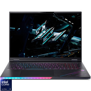 Laptop Acer Gaming 18 Predator Helios 18 AI PH18-73, WQXGA Mini LED 250Hz, Procesor Intel® Core™ Ultra 9 275HX (36M Cache, up to 5.40 GHz), 128GB DDR5, 1TB + 2TB + 1TB SSD, GeForce RTX 5080 16GB, No OS, Abyssal Black