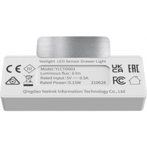 Yeelight Senzor iluminare sertar LED, Lumina calda, 0.15W