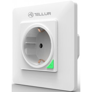Tellur Priza de perete WiFi Smart TLL331321, 3000W, 16A, Alb