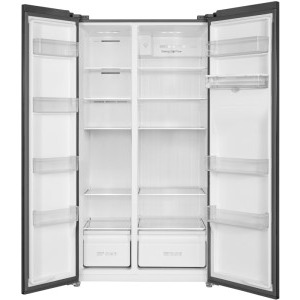 TCL RP503SSE1, 503 L, Clasa E, Total No Frost, Inverter, AAT, Swing Flow, Dozator de apa, Control electronic, 177 cm, Gri