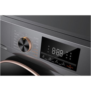 TCL CP1012SA0, Spalare 10 kg, Uscare 6 kg, 1200 RPM, Clasa A, Direct Drive, Steam Wash, Drum Clean, Honeycomb Drum, Gri