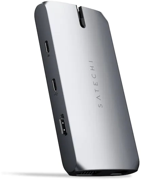 Satechi USB-C On-the-Go Multiport adapter, Space Grey