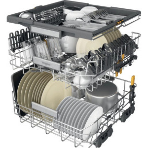 Whirlpool W7IHT40T, 15 seturi, 8 programe, Clasa C, 6th Sense, NaturalDry, PowerCleanPro, Pornire intarziata, 60 cm