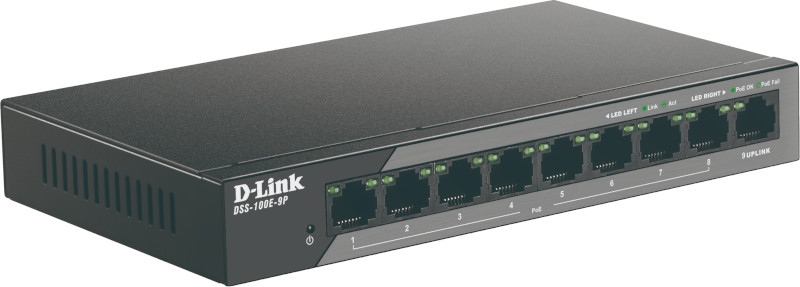 Switch D-Link DSS-100E-9P