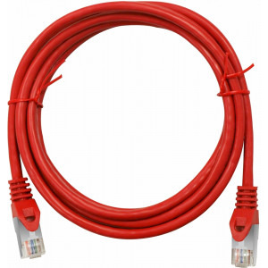 Schrack CAT6 Patch Cable S/FTP 2m rosu