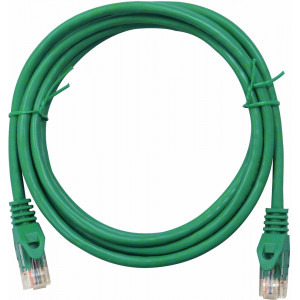 Schrack CAT6 Patch Cable U/UTP 1m verde