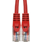 Cablu retea Schrack Cat.5 Patch Cable U/UTP 0.5m rosu