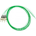 Cablu retea Schrack Pigtail ST, 50/125µm OM2, 2m, Easy Strip, verde, 4buc