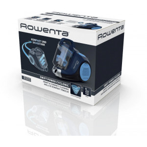 Rowenta fara sac Swift Power Cyclonic RO2981EA, 750W, Albastru/Negru