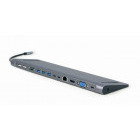Gembird 9-in-1, A-CM-COMBO9-01, USB-C, Space Grey