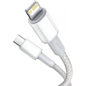 Baseus CATLGD-02, USB-C Male la Lightning Male, 1 m, White