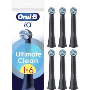 Oral-B Rezerva periuta de dinti electrica iO Ultimate Clean Negru, 6 buc
