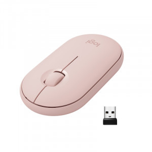Logitech Pebble M350, Wireless/Bluetooth, Rose