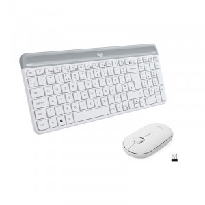 Logitech MK470 Slim Wireless Combo White