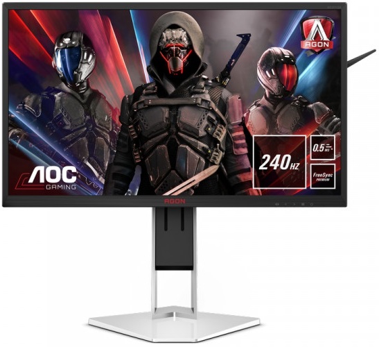 Monitor LED AOC Gaming AG251FZ2E 24.5 inch 0.5 ms Negru FreeSync Premium 240 Hz