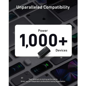 Anker 737 GaNPrime 120W, 2x USB-C, 1x USB, PowerIQ 4.0, Black