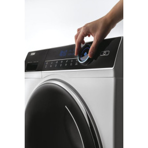 Haier HWD80-B14979-S, Slim, 8 kg spalare, 5 kg uscare, 1400 RPM, Clasa A, Direct Motion, iRefresh, ABT, Dual Spray, Pillow Drum, Smart Detecting, Alb