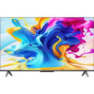 TCL Smart TV QLED 43C645 Seria C645 108cm gri-negru 4K UHD HDR