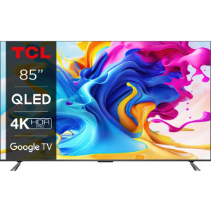 TCL Smart TV QLED 85C645 Seria C645 214cm gri-negru 4K UHD HDR