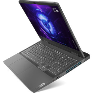 Lenovo Gaming 15.6'' LOQ 15IRH8, FHD IPS 144Hz G-Sync, Procesor Intel® Core™ i5-12450H (12M Cache, up to 4.40 GHz), 16GB DDR5, 512GB SSD, GeForce RTX 2050 4GB, No OS, Storm Grey