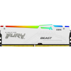 Memorie Kingston FURY Beast RGB White 32GB DDR5 6400MHz CL32