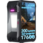 Smartphone Unihertz Tank X, 512GB, 16GB RAM, Dual SIM, 5G, 4-Camere, Black