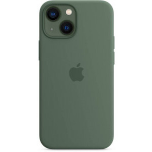 Apple Protectie pentru spate, material silicon, cu MagSafe pentru iPhone 13 Mini, culoare Eucalypt