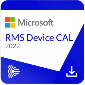 Microsoft CAL Device, Rights Management Services 2022, 1 Device, Subscriptie 1 An