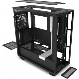 NZXT H7 Matte Black/White