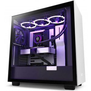 NZXT H7 Matte Black/White