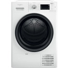Uscator de rufe Whirlpool FFTM229X2BEE, Pompa de caldura, 9 kg, Clasa E, Inverter, FreshCare+, 6th Sense, Alb